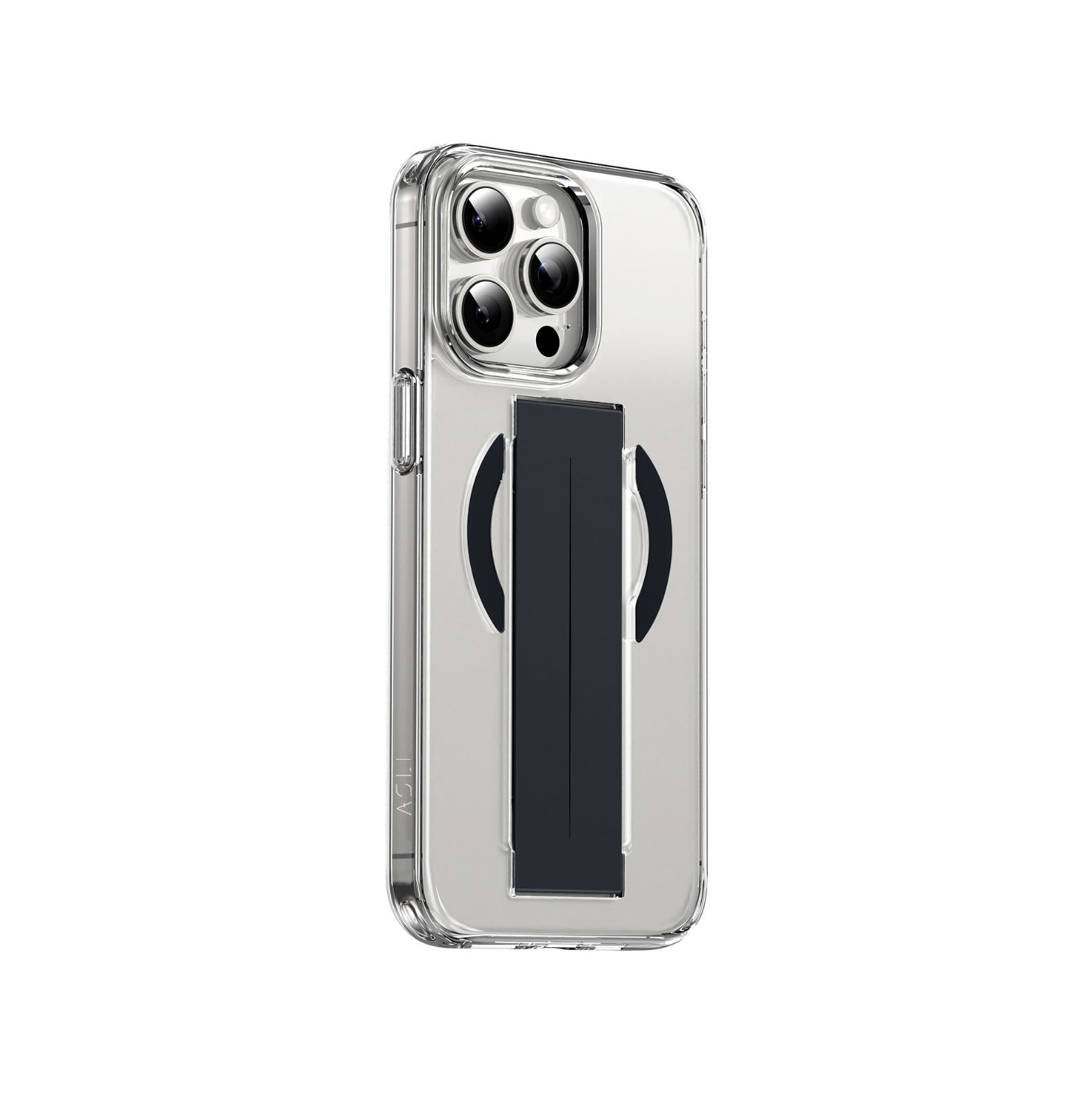 Asli Global iPhone 15 Pro Max Silicone Grip & MagSafe Case | Black Asli Global iPhone 15 Pro Max Silicone Grip & MagSafe Case | Black
